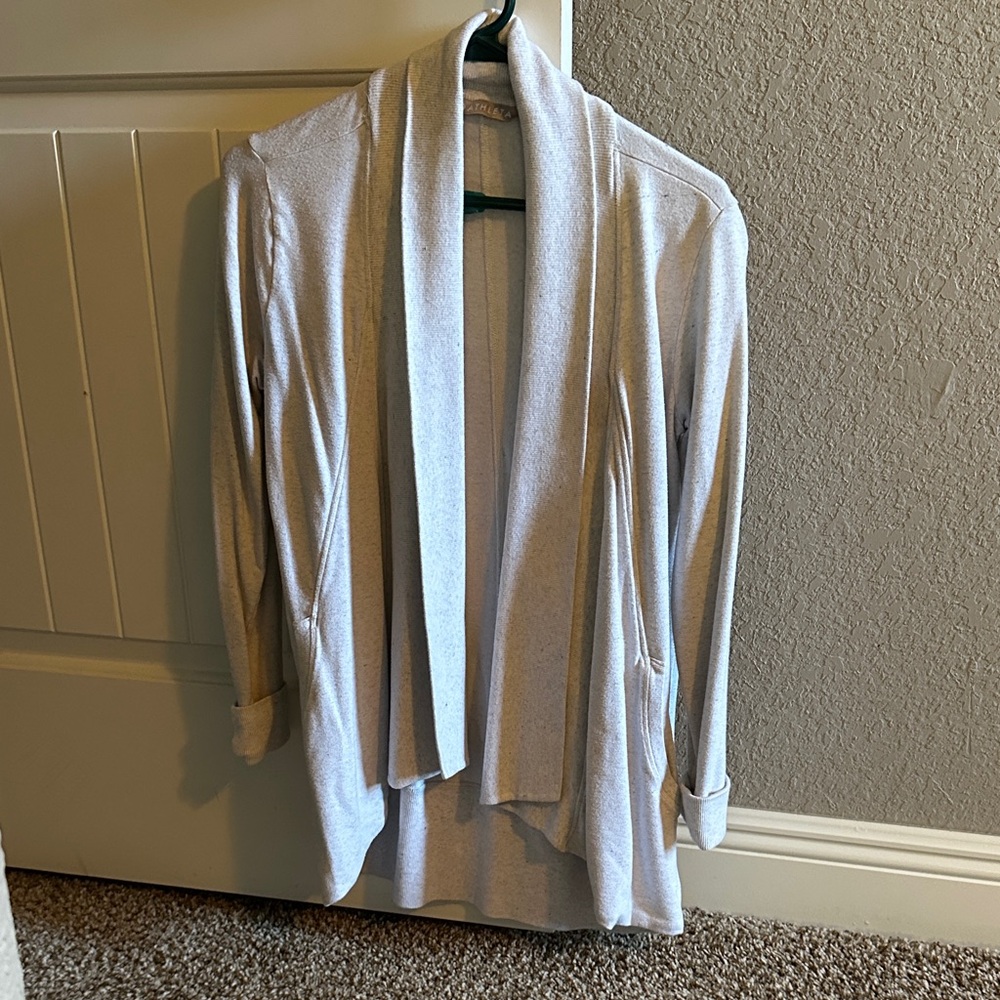 Women's Open Front Cardigan Sweater - Light Gray